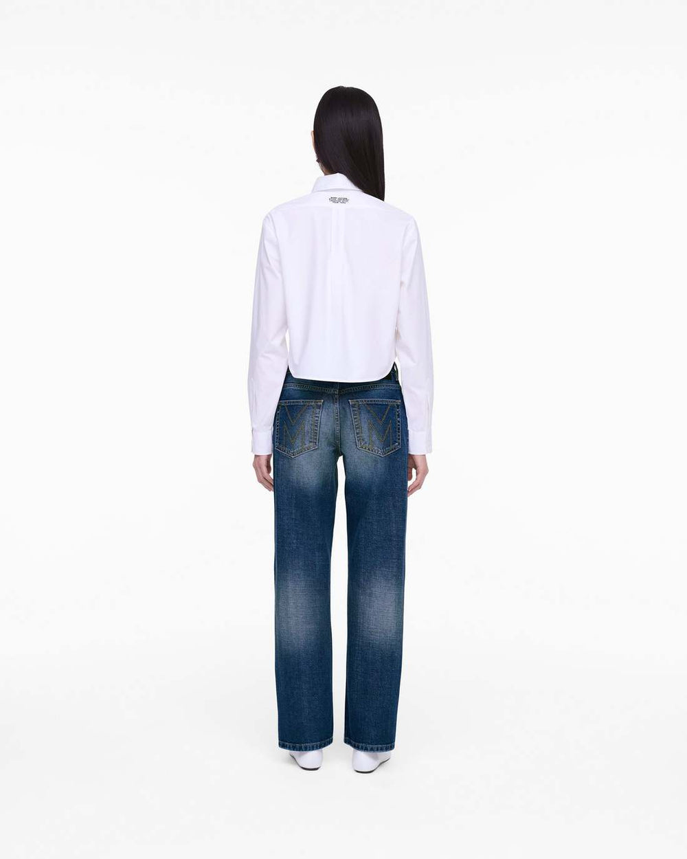Marc Jacobs Discount - THE CROPPED FEMME SHIRT White