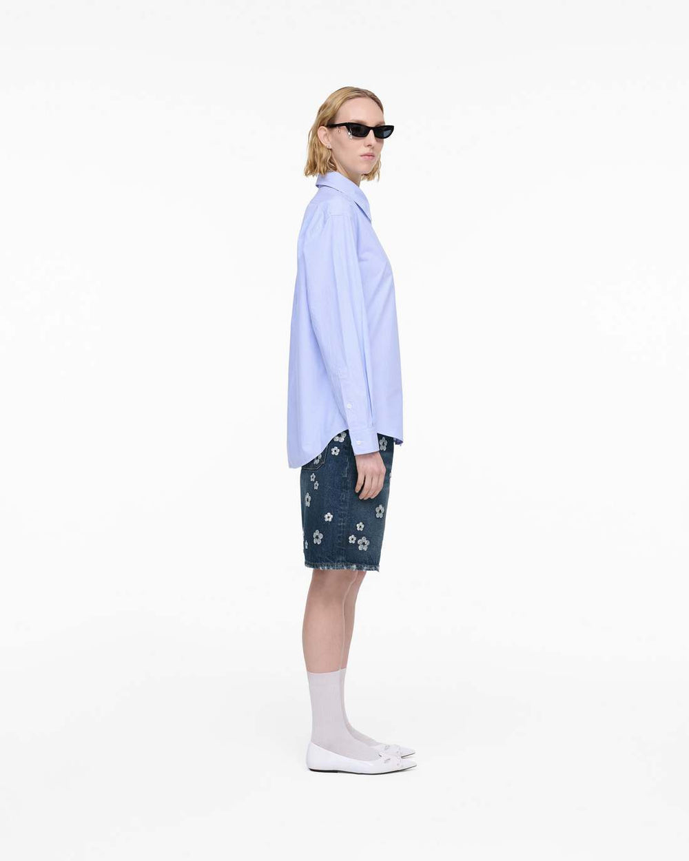 Marc Jacobs Outlet - THE STRIPED SHIRT Sky Blue