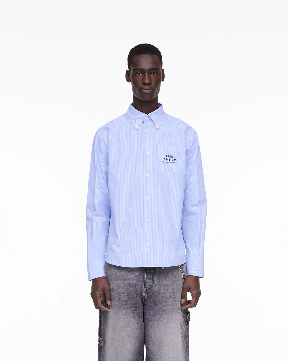 Marc Jacobs Outlet - THE STRIPED SHIRT Sky Blue