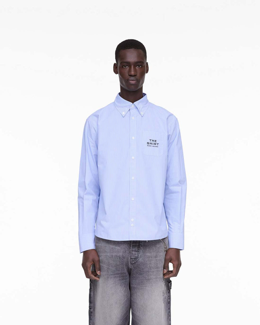 Marc Jacobs Outlet - THE STRIPED SHIRT Sky Blue