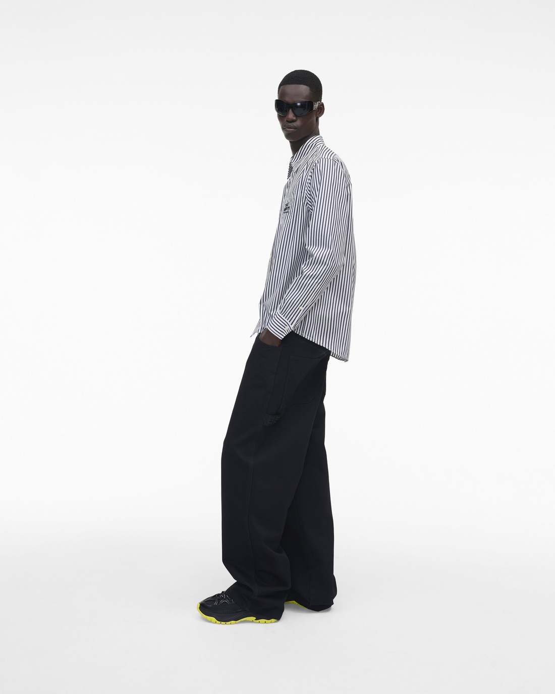 Marc Jacobs US - The Striped Shirt Black/White