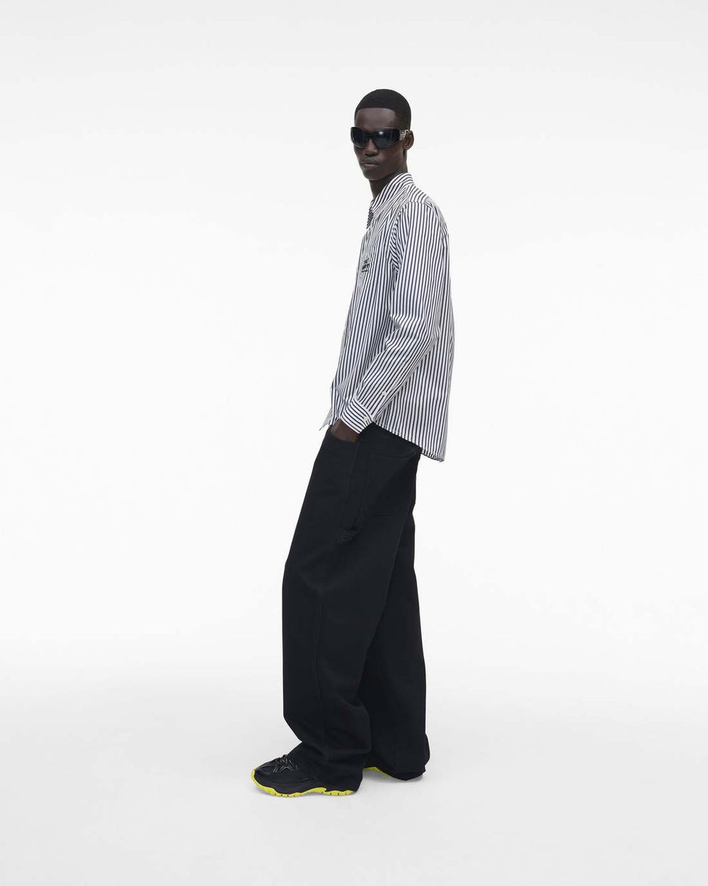Marc Jacobs US - The Striped Shirt Black/White