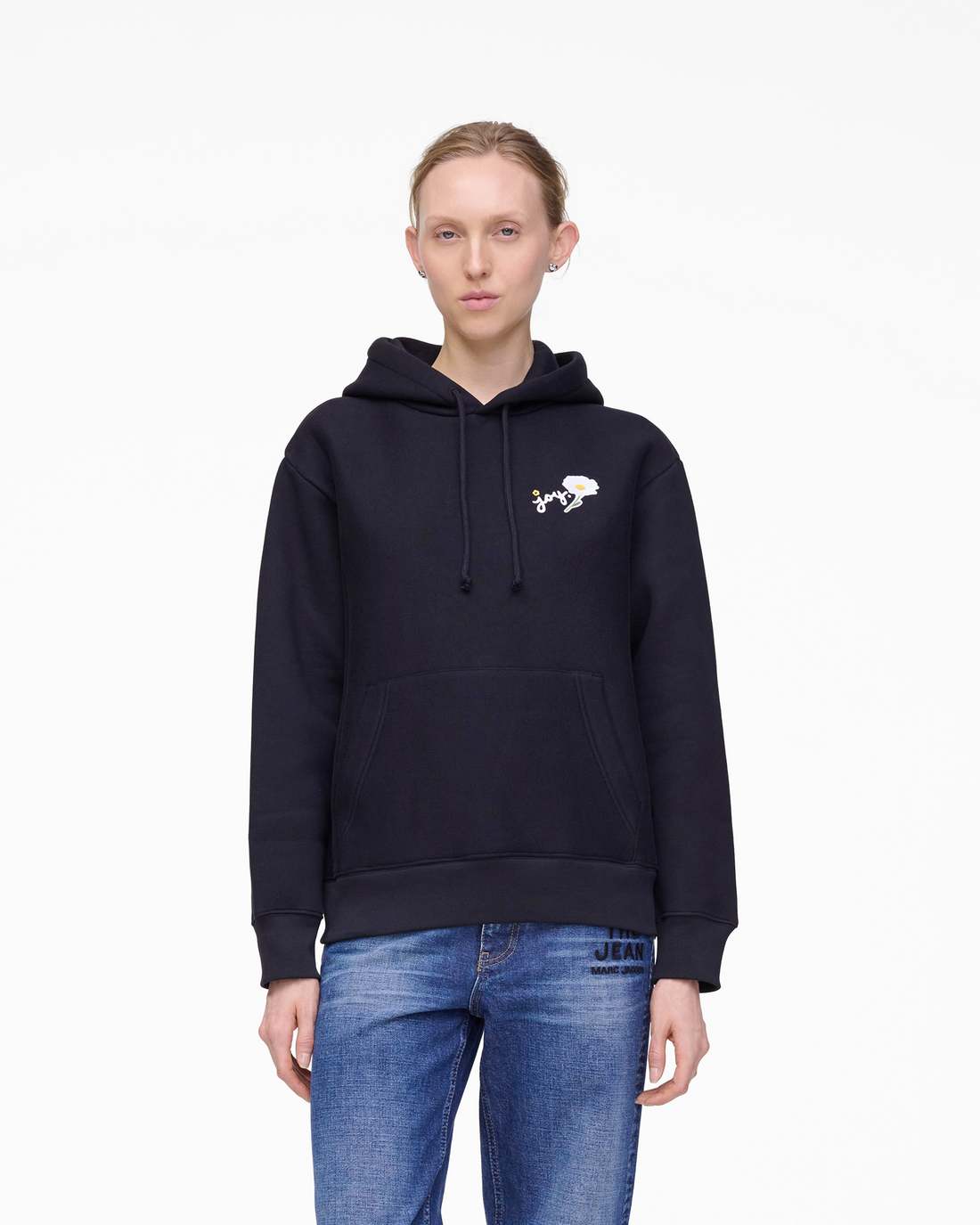 Marc Jacobs New - Marc Is Joy Daisy Hoodie Black