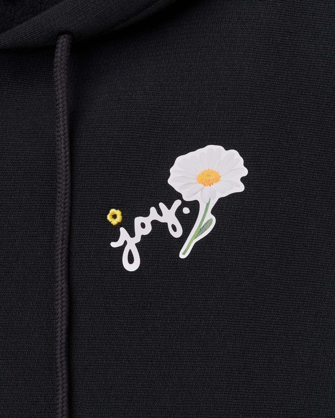 Marc Jacobs New - Marc Is Joy Daisy Hoodie Black