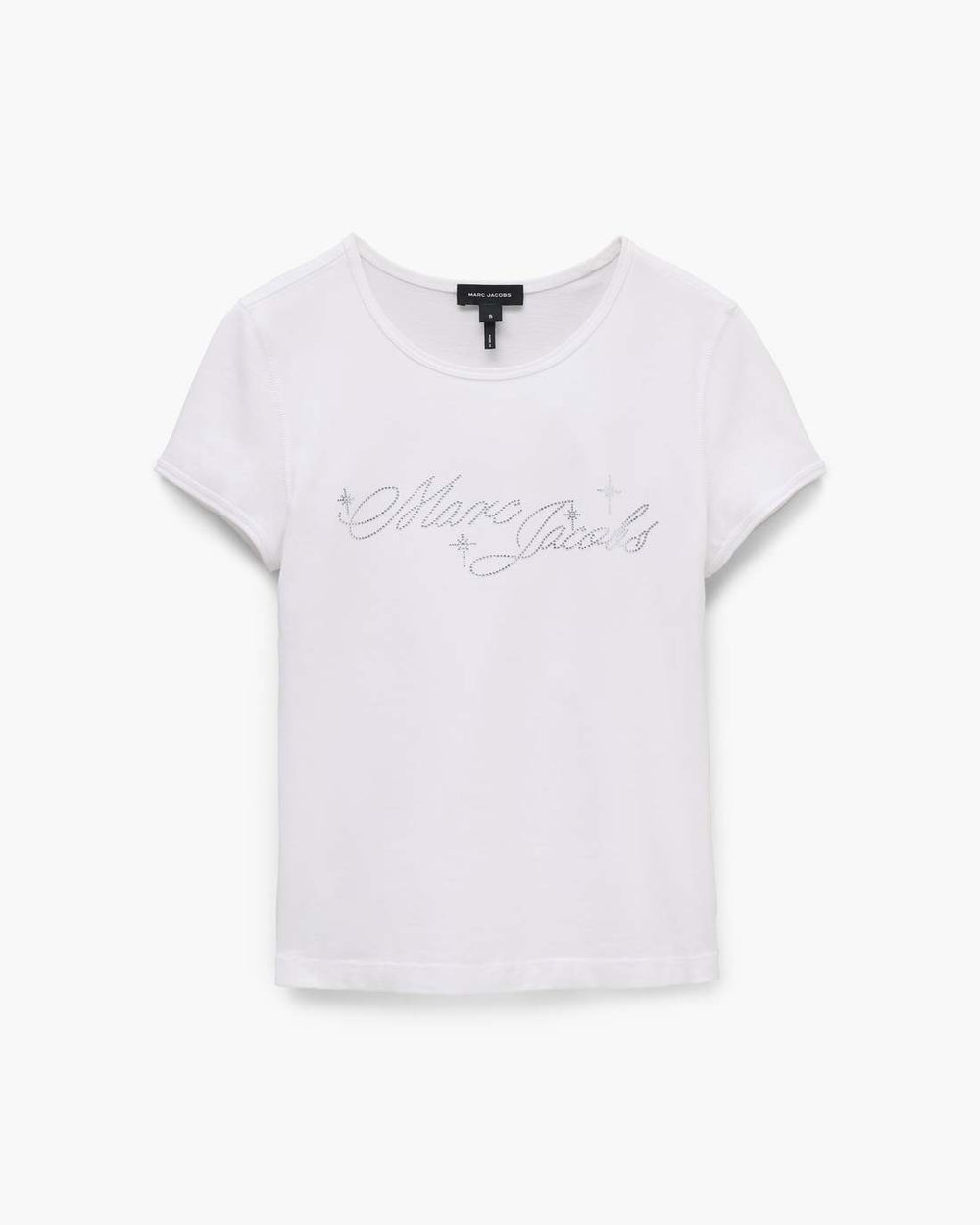 Marc Jacobs Sale - Charm Logo Shrunken Tee White