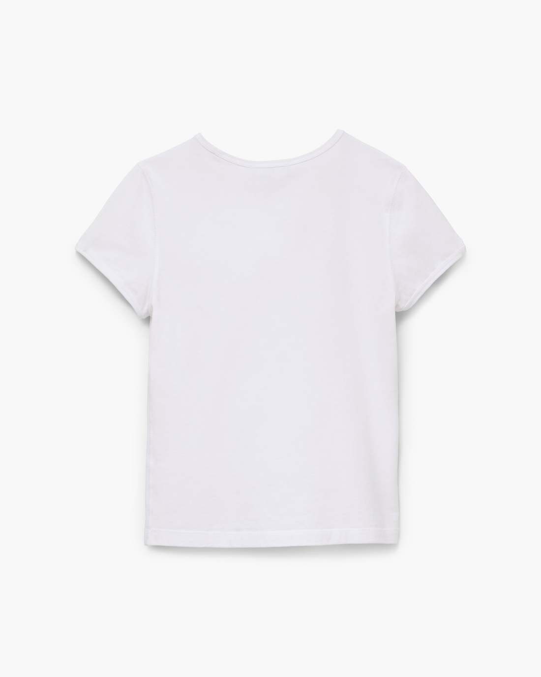 Marc Jacobs Sale - Charm Logo Shrunken Tee White
