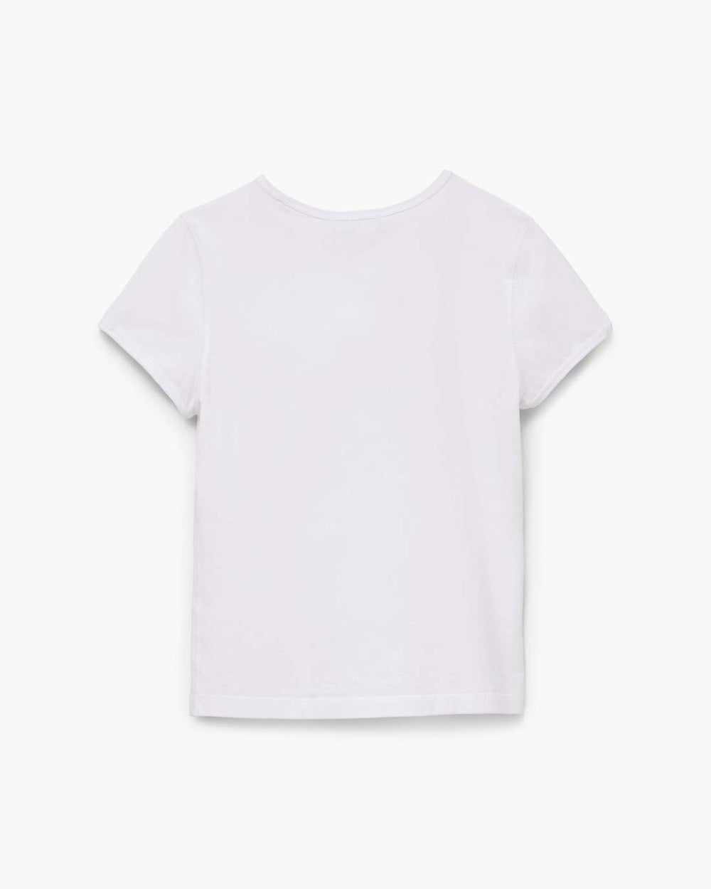 Marc Jacobs Sale - Charm Logo Shrunken Tee White