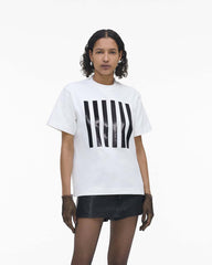 Marc Jacobs Discount - The Stripe Box Tee White