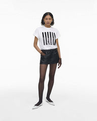 Marc Jacobs Discount - The Stripe Box Tee White