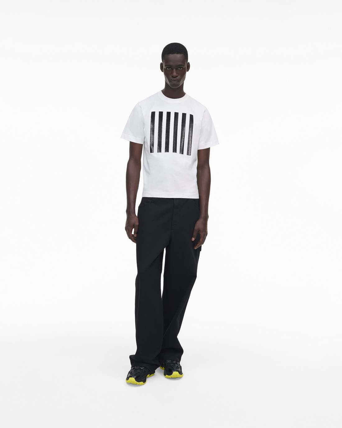 Marc Jacobs Discount - The Stripe Box Tee White