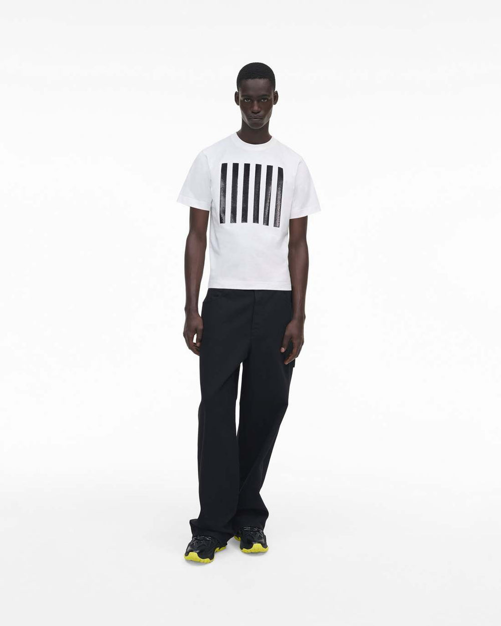Marc Jacobs Discount - The Stripe Box Tee White