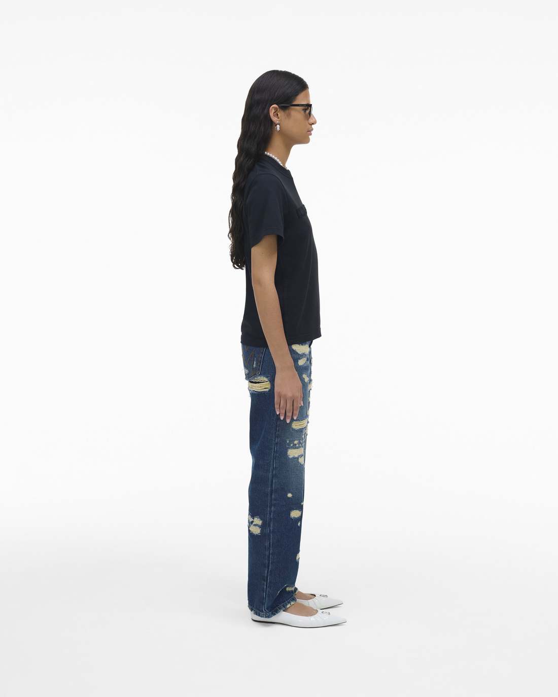 Marc Jacobs For Sale - The Logo Baby Tee Black