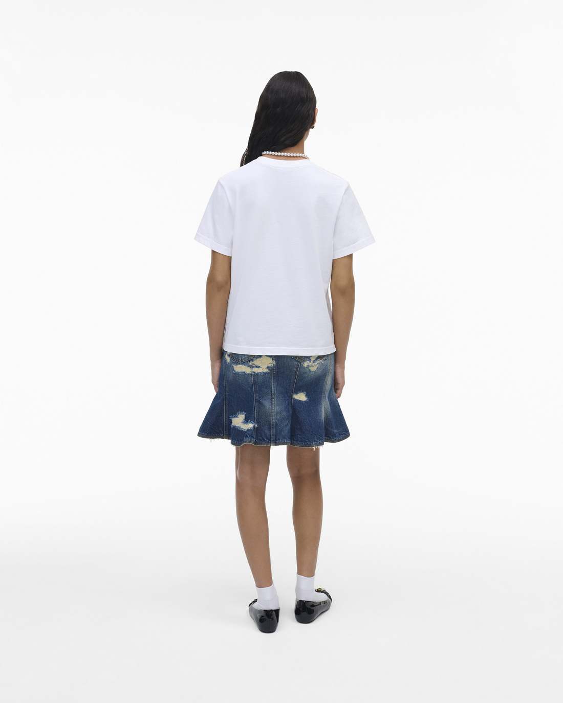 Marc Jacobs Outlet - The Logo Baby Tee White