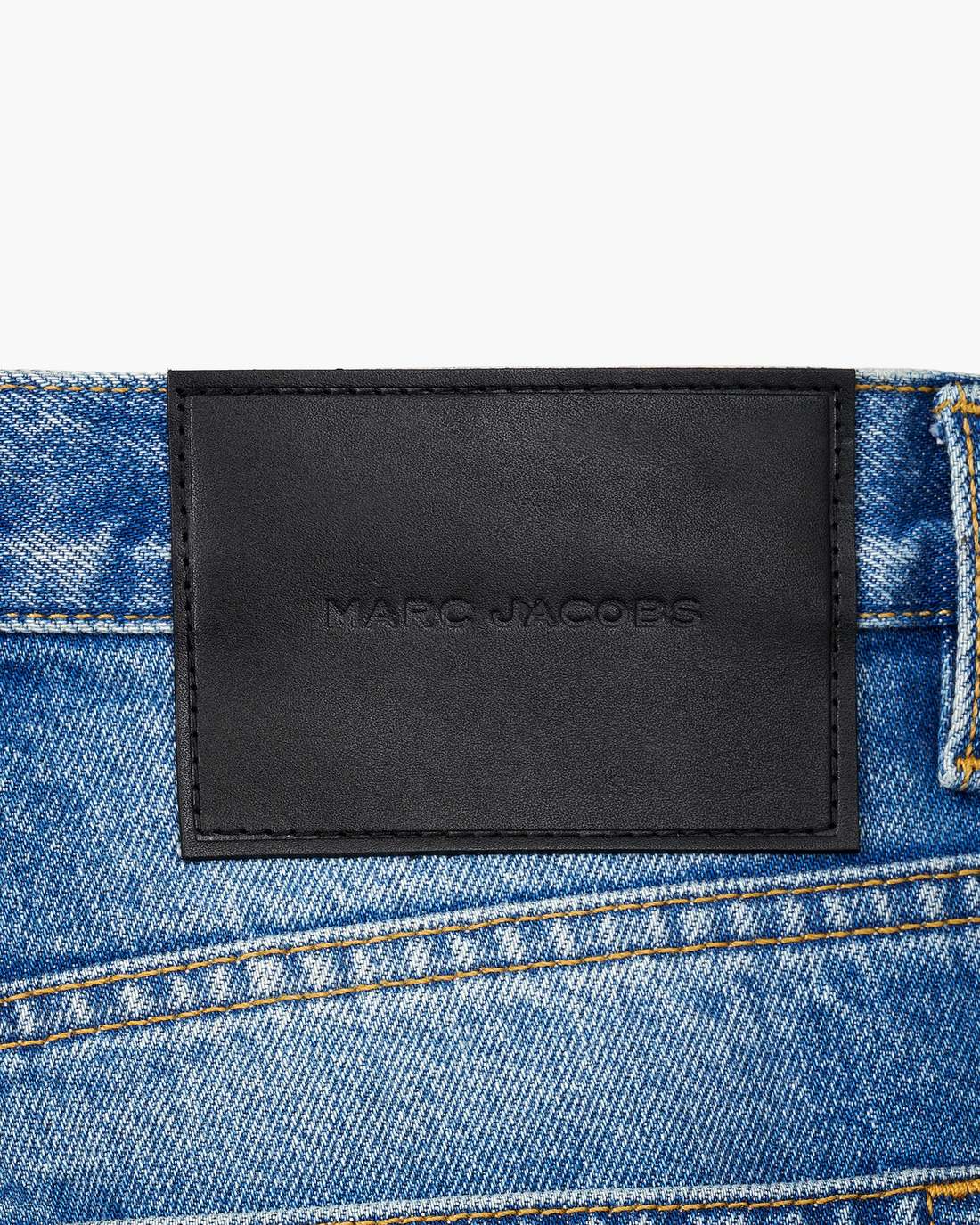 Marc Jacobs Sale - Patchwork Straight Jean Bright Indigo