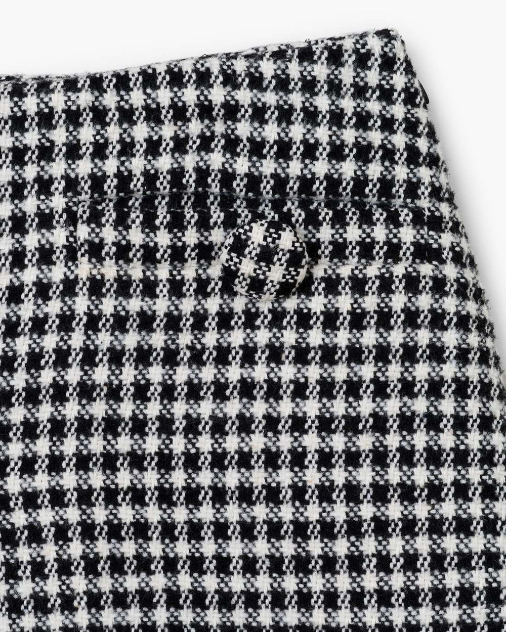 Marc Jacobs Online - Gingham Tweed Mini Skirt Black Multi