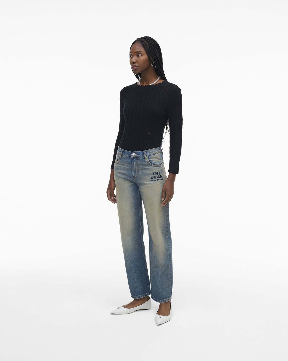 Marc Jacobs Discount - The Washed Jean Medium Wash Indigo