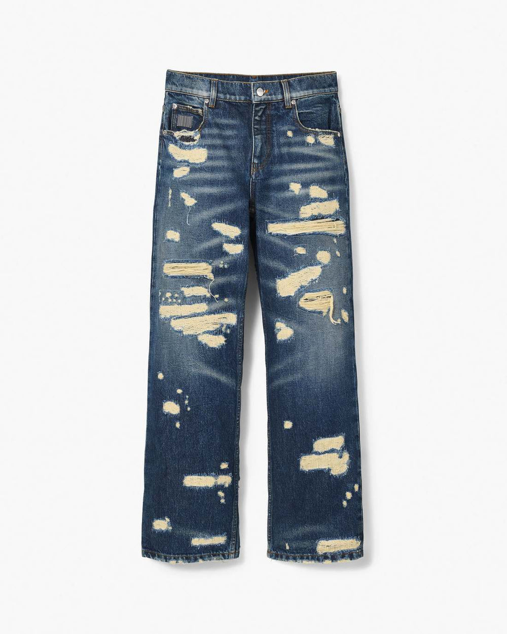 Marc Jacobs For Sale - The Rip And Repair Straight Jean Punk Indigo