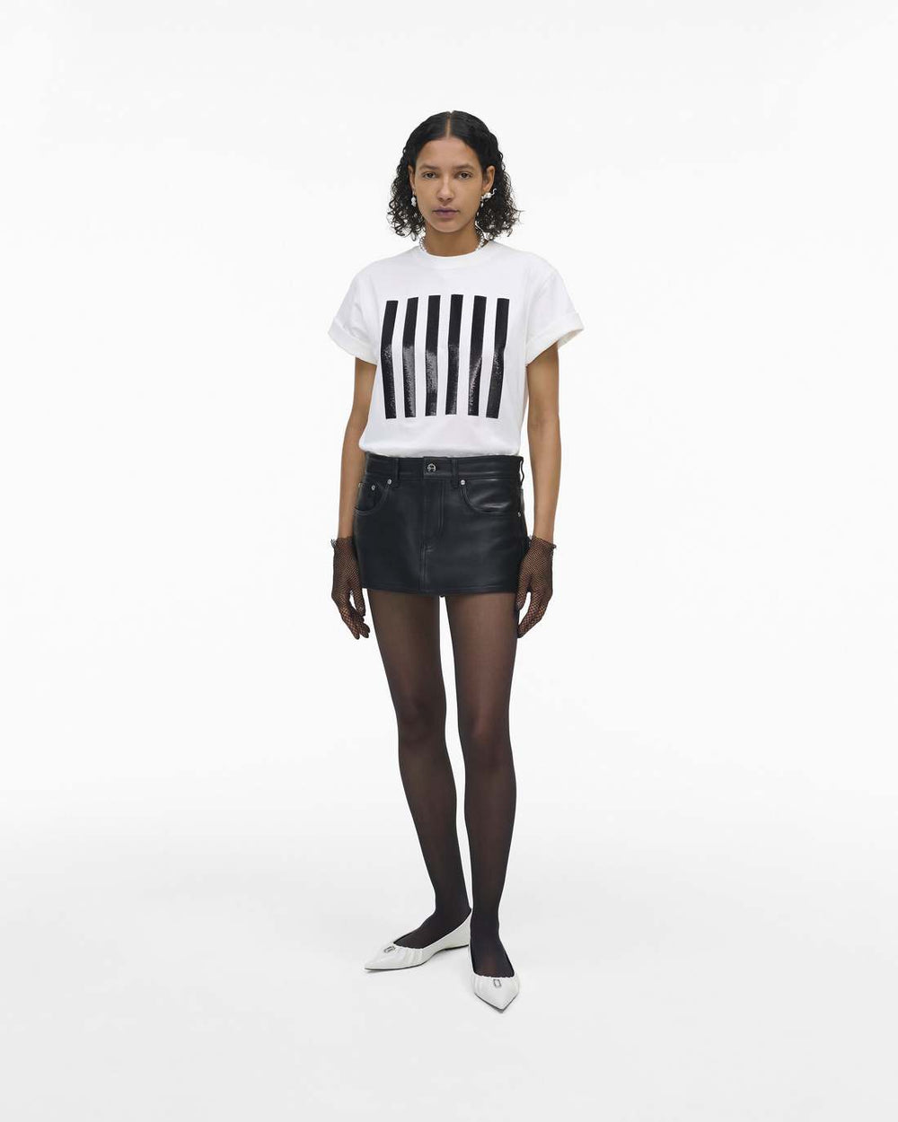 Marc Jacobs Outlet - The Leather Skort Black