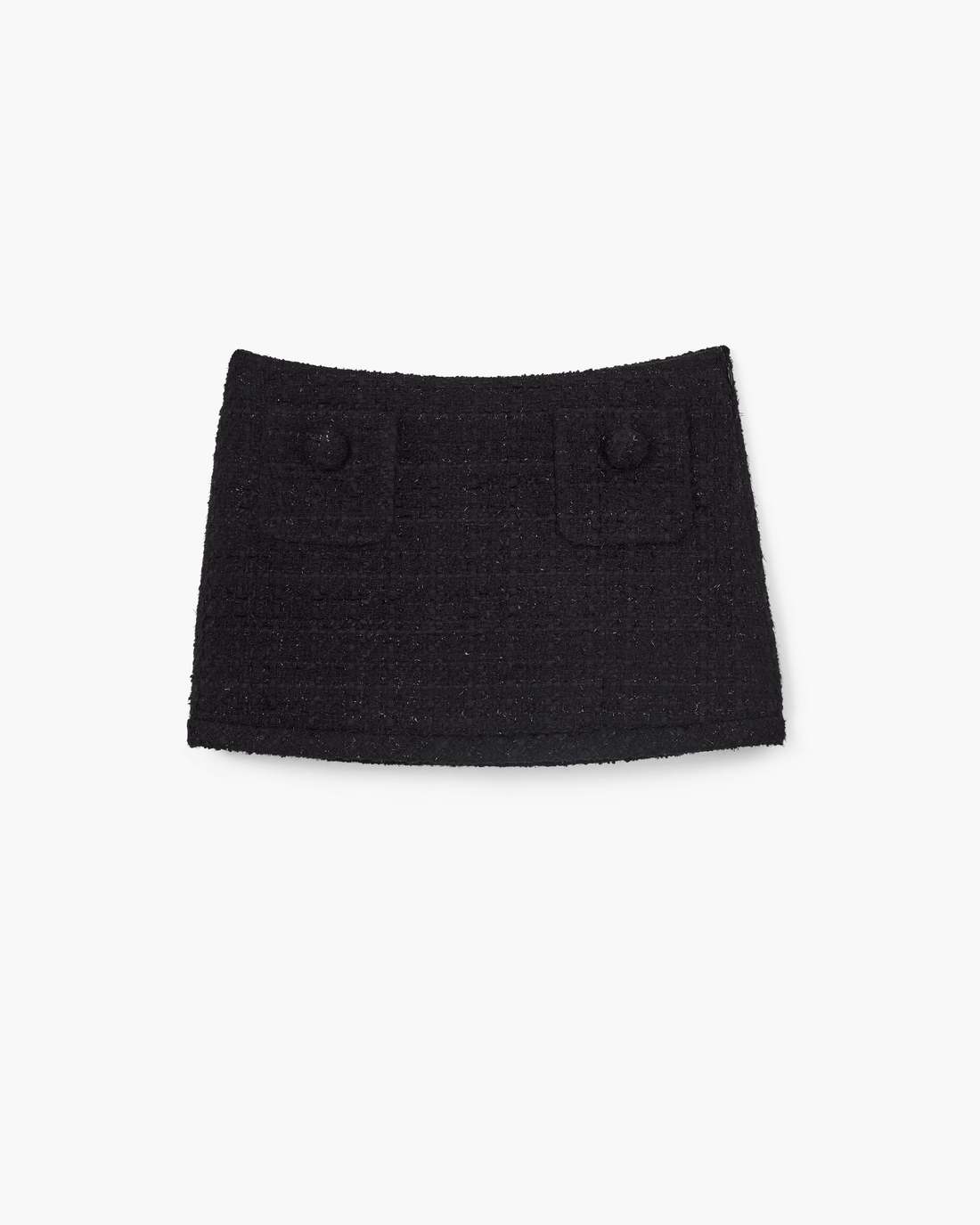 Marc Jacobs US - Tweed Mini Skirt Black
