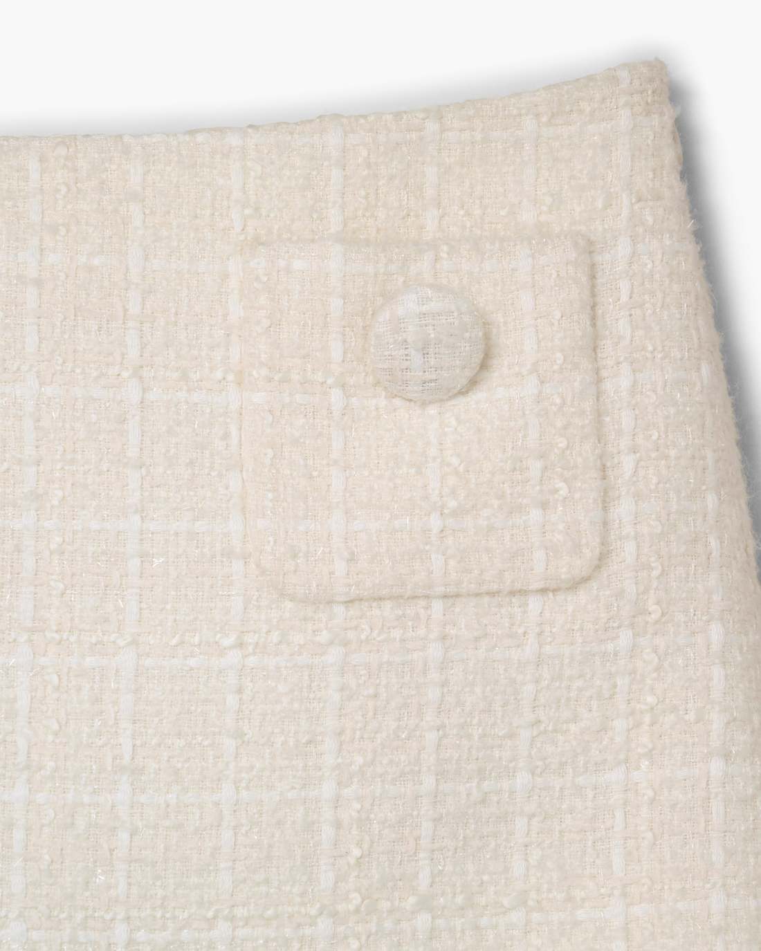 Marc Jacobs New - Tweed Mini Skirt Ivory