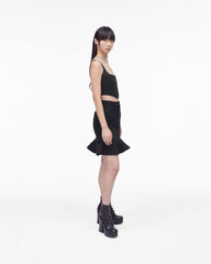Marc Jacobs Sale - The Fluted Mini Skirt Black