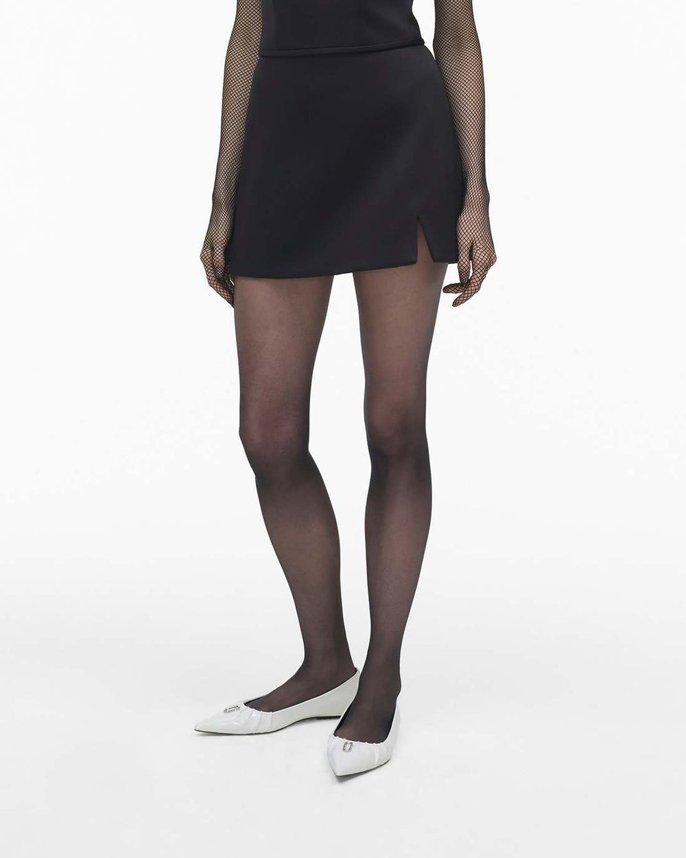 Marc Jacobs Discount - The Duchess Satin Skirt Black