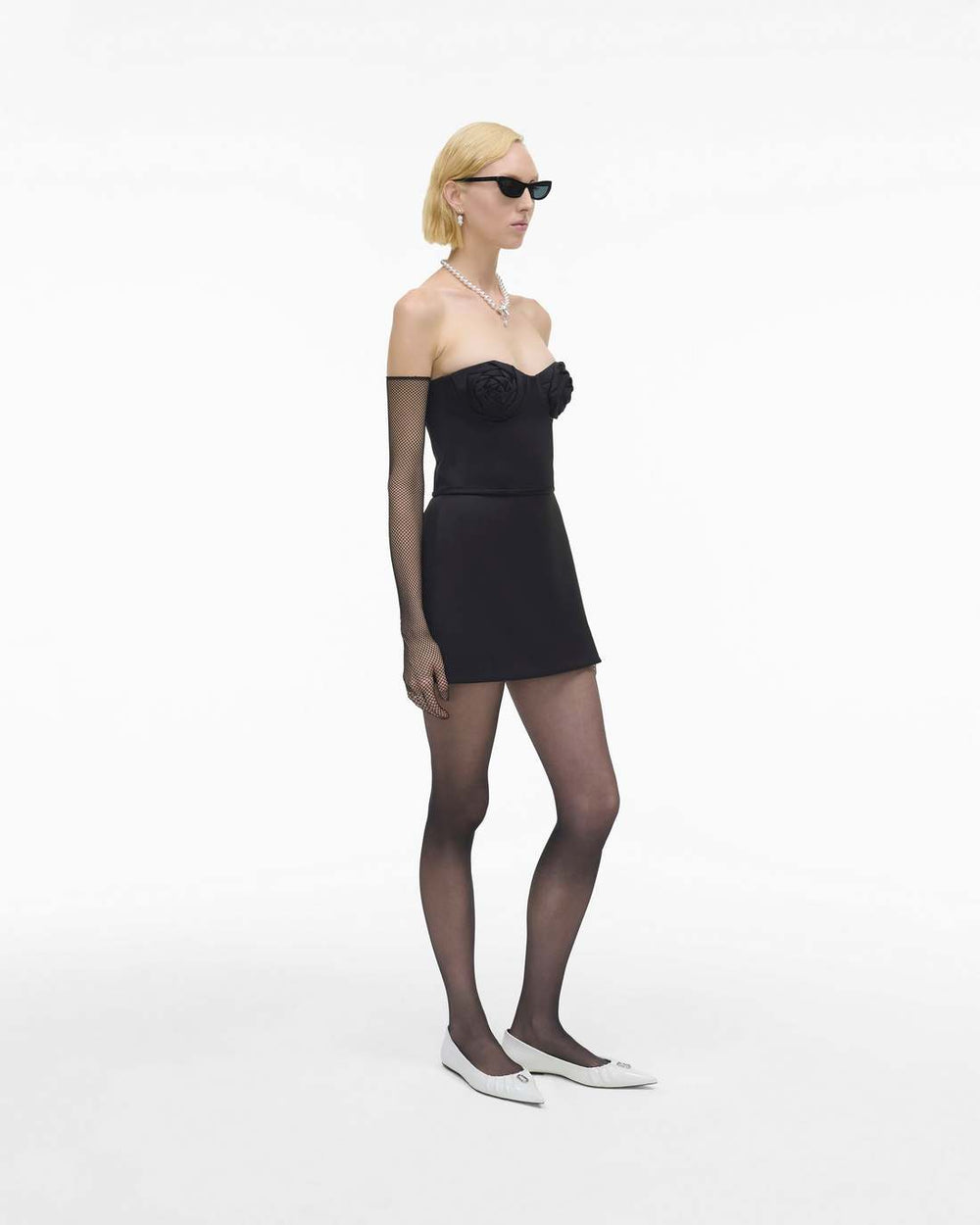 Marc Jacobs Discount - The Duchess Satin Skirt Black