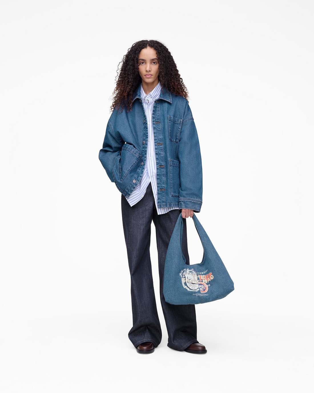 Marc Jacobs Outlet - The A.P.C. X Marc Jacobs Denim Unisex Jacket Washed Indigo