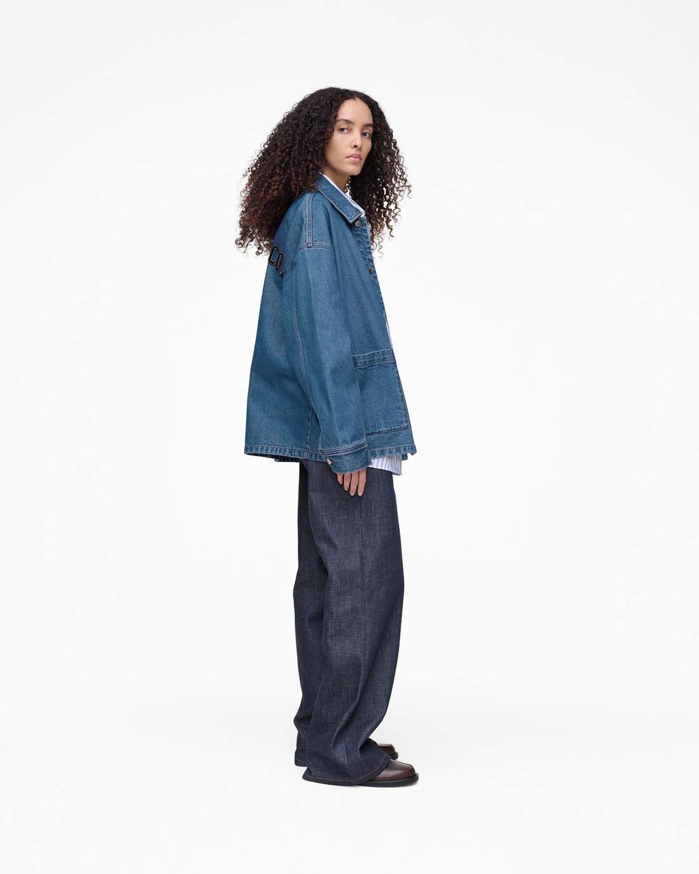 Marc Jacobs Outlet - The A.P.C. X Marc Jacobs Denim Unisex Jacket Washed Indigo