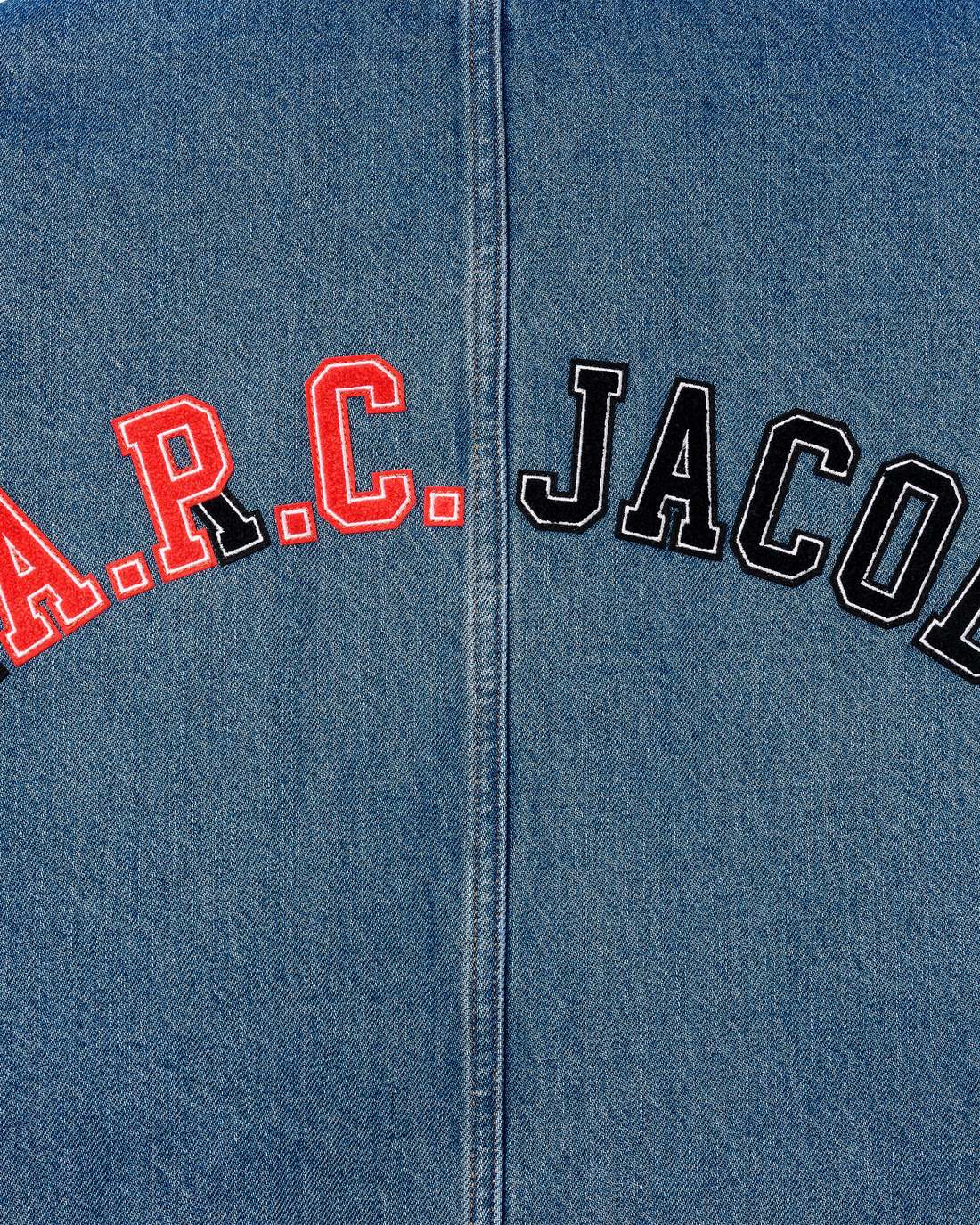 Marc Jacobs Outlet - The A.P.C. X Marc Jacobs Denim Unisex Jacket Washed Indigo