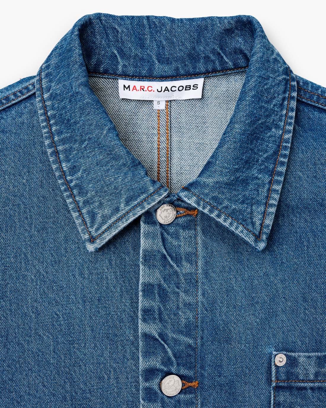 Marc Jacobs Outlet - The A.P.C. X Marc Jacobs Denim Unisex Jacket Washed Indigo