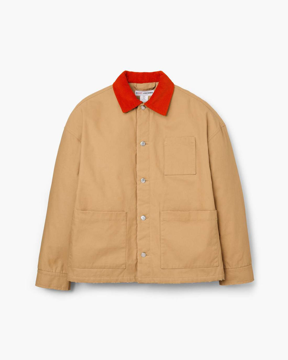Marc Jacobs New - The A.P.C. X Marc Jacobs Stoned Canvas Unisex Jacket Camel