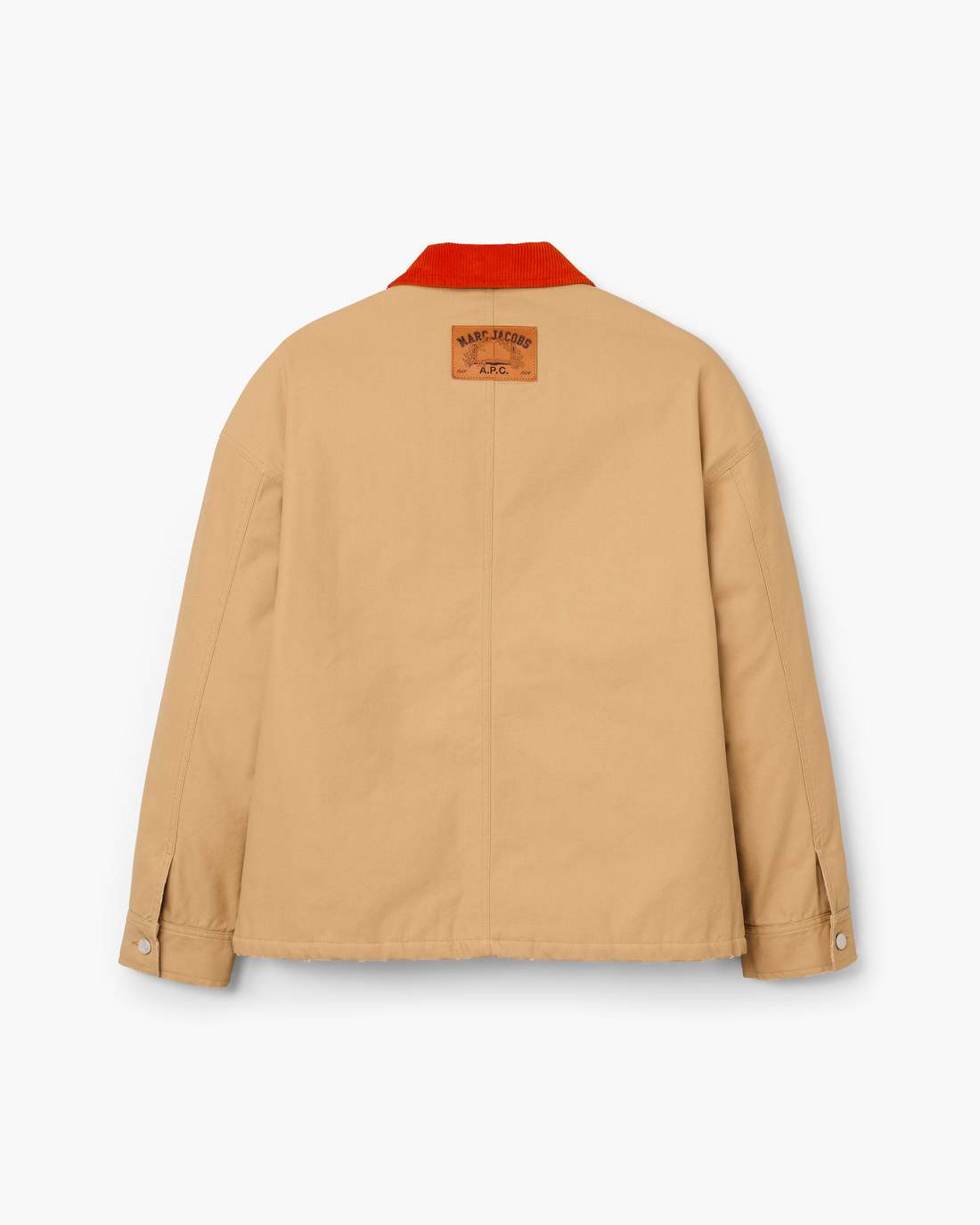 Marc Jacobs New - The A.P.C. X Marc Jacobs Stoned Canvas Unisex Jacket Camel