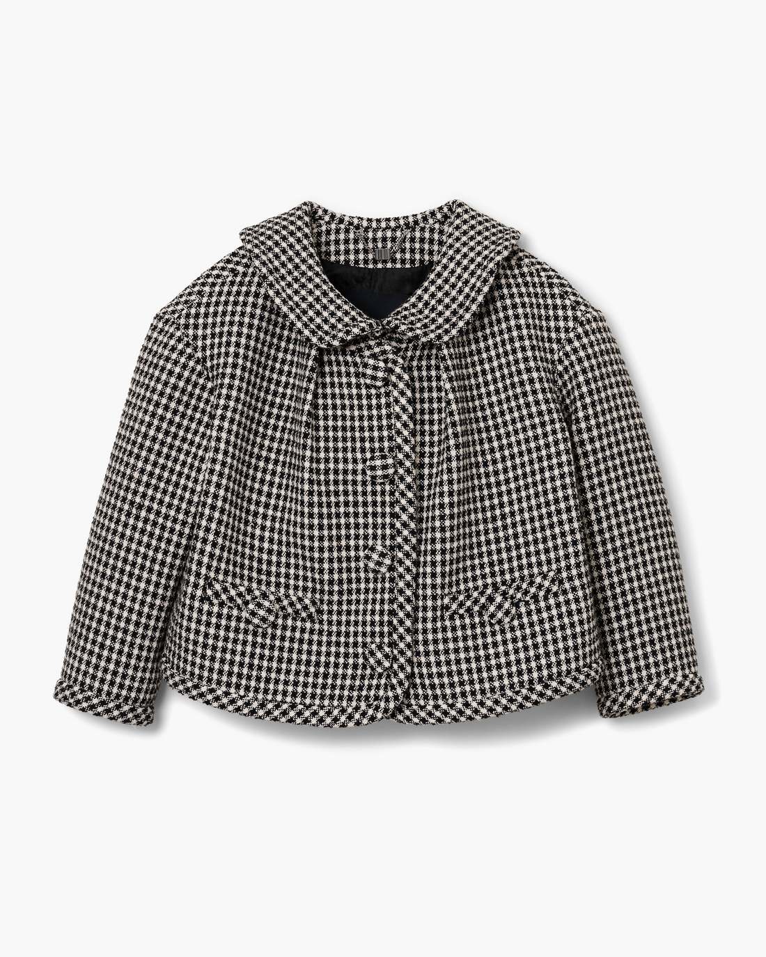 Marc Jacobs Discount - Gingham Tweed Jacket Black Multi