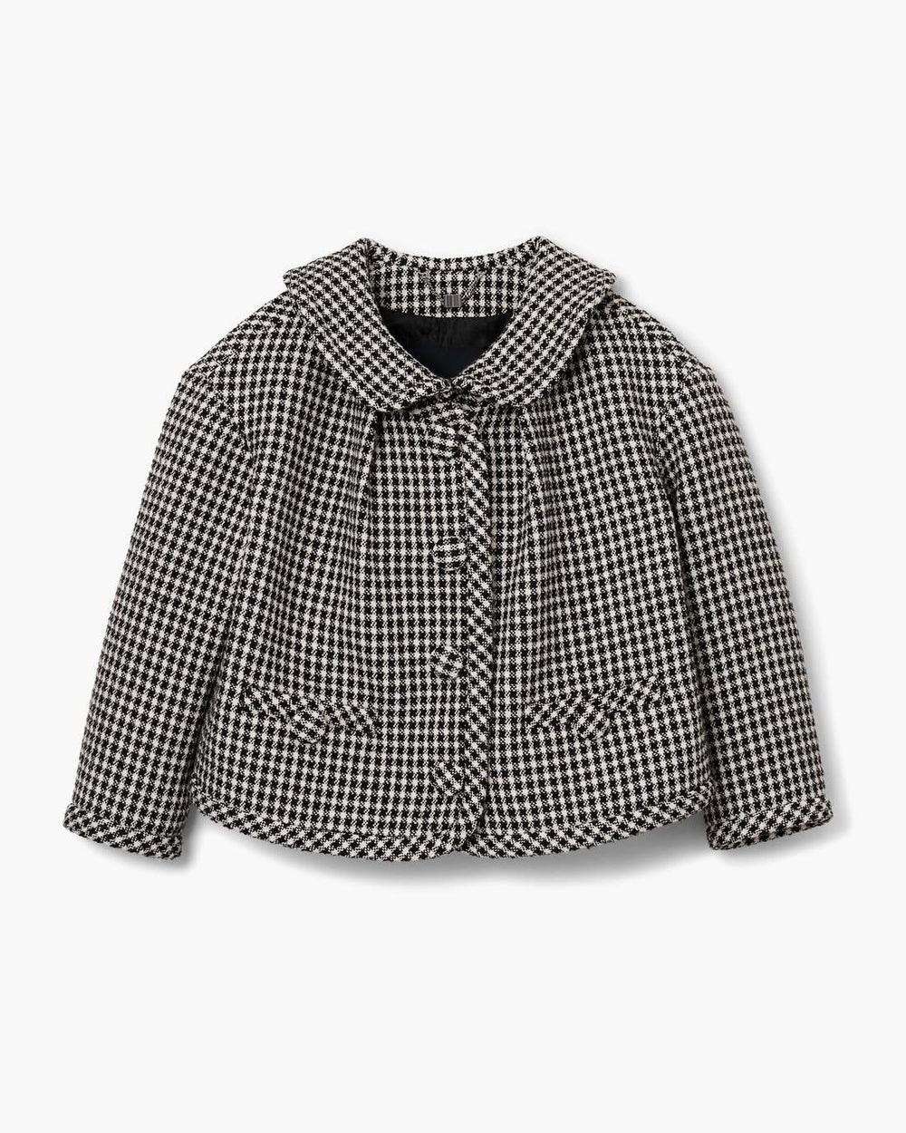 Marc Jacobs Discount - Gingham Tweed Jacket Black Multi