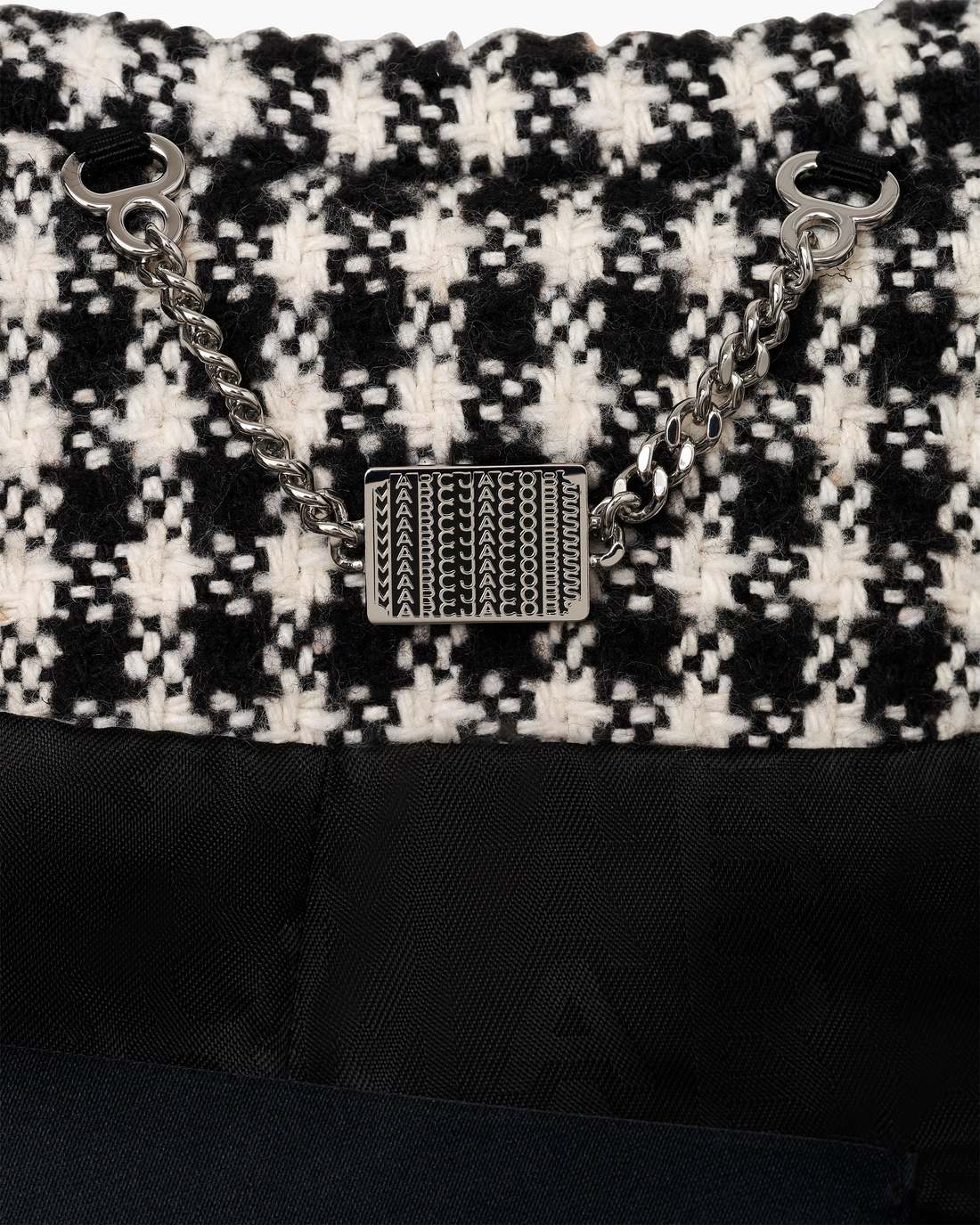 Marc Jacobs Discount - Gingham Tweed Jacket Black Multi