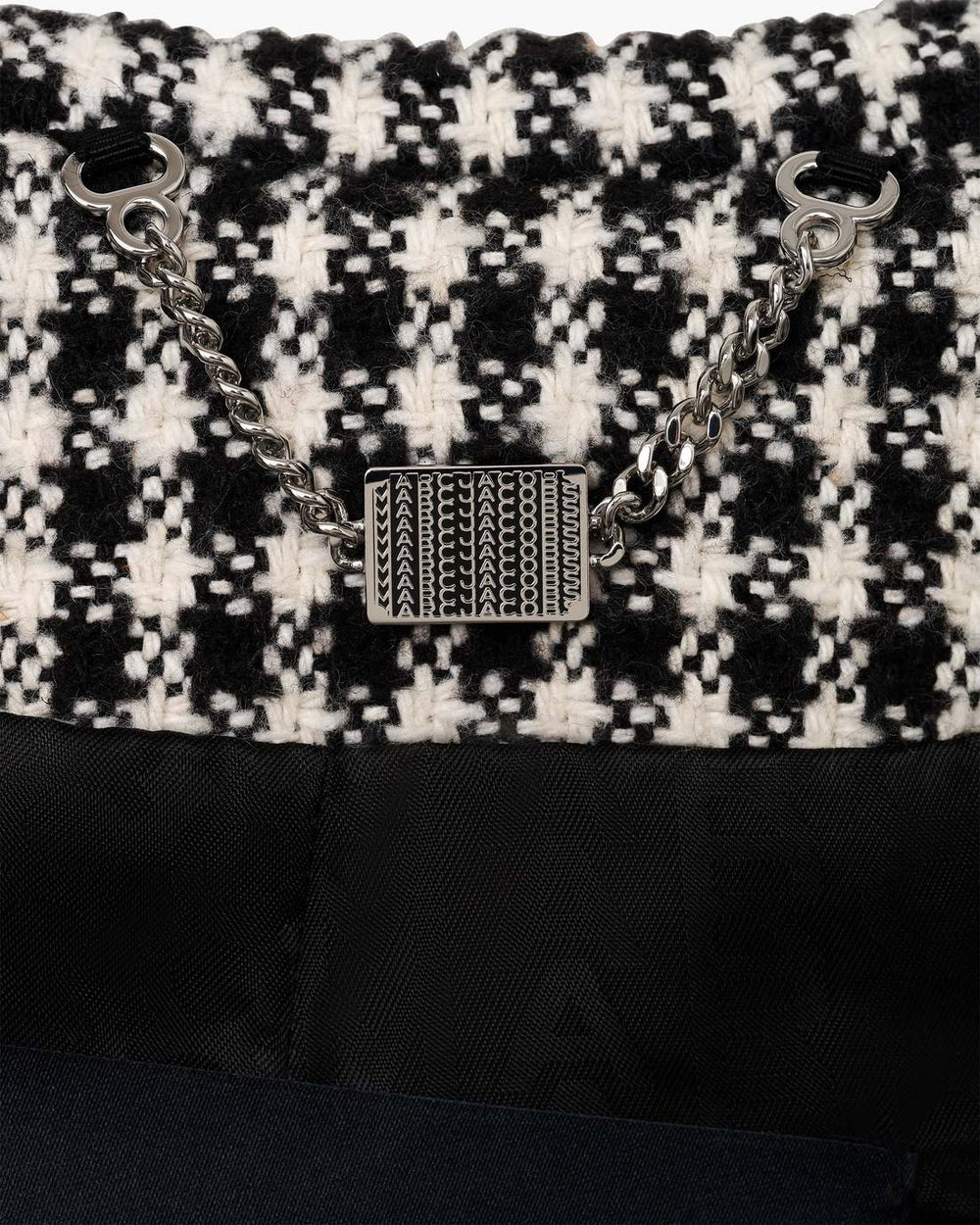 Marc Jacobs Discount - Gingham Tweed Jacket Black Multi