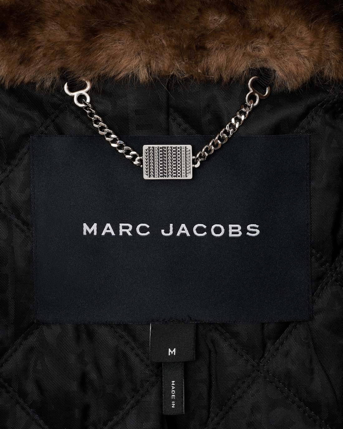 Marc Jacobs Outlet - Teddy Cropped Jacket Ebony