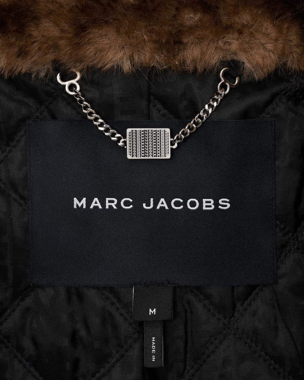 Marc Jacobs Outlet - Teddy Cropped Jacket Ebony