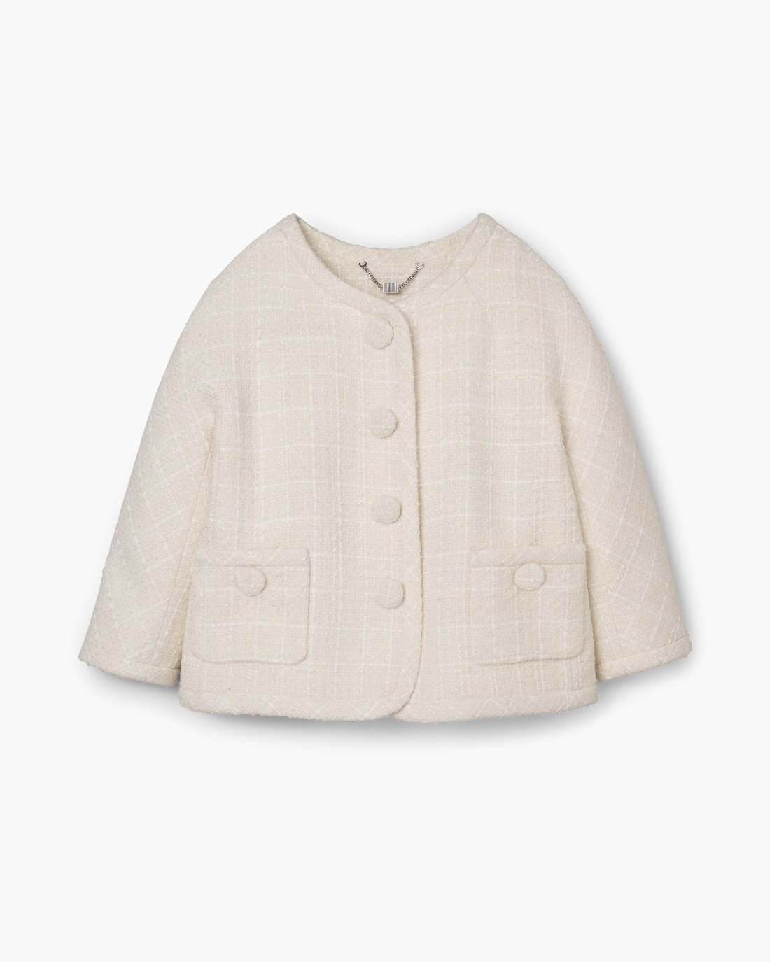 Marc Jacobs US - Tweed Backwards Lady Jacket Ivory