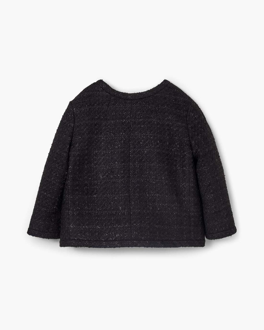 Marc Jacobs New - Tweed Backwards Lady Jacket Black