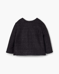 Marc Jacobs New - Tweed Backwards Lady Jacket Black
