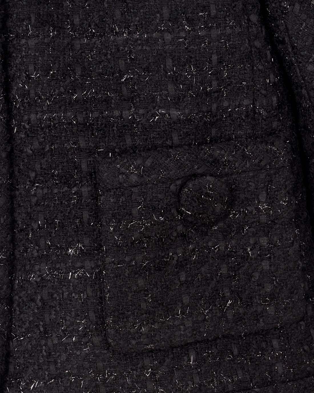 Marc Jacobs New - Tweed Backwards Lady Jacket Black