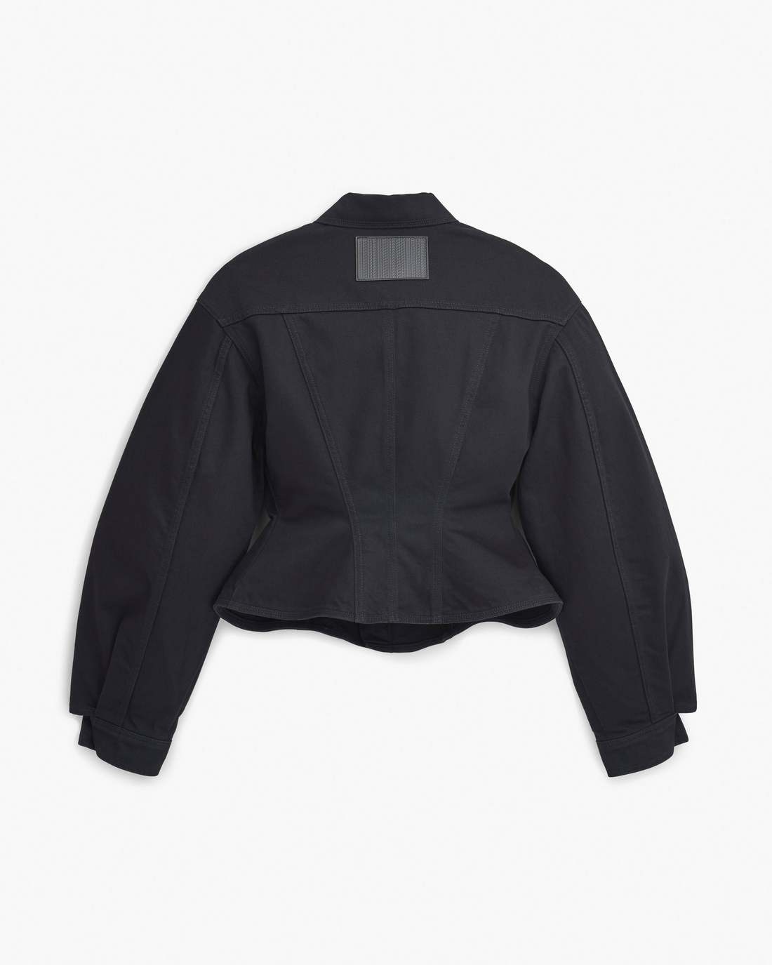 Marc Jacobs Sale - The Fluted Denim Jacket Black
