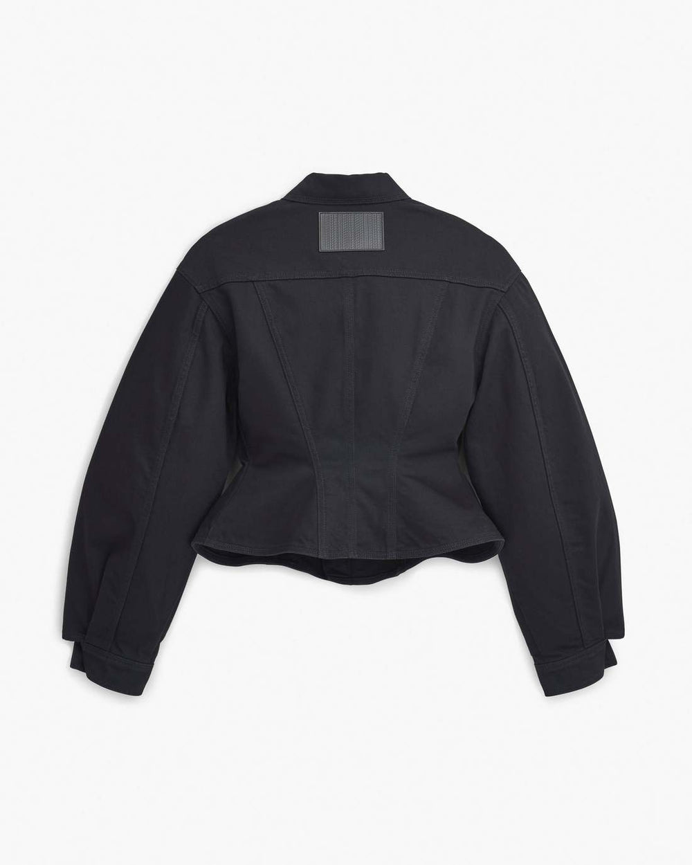 Marc Jacobs Sale - The Fluted Denim Jacket Black