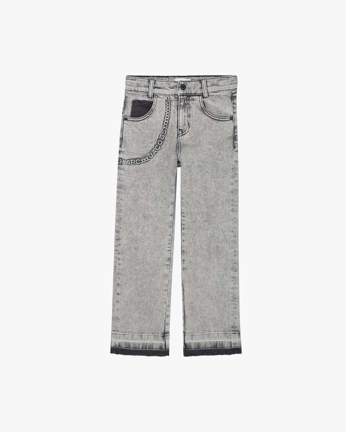 Marc Jacobs Discount - The Trompe Loeil Chain Jeans Black