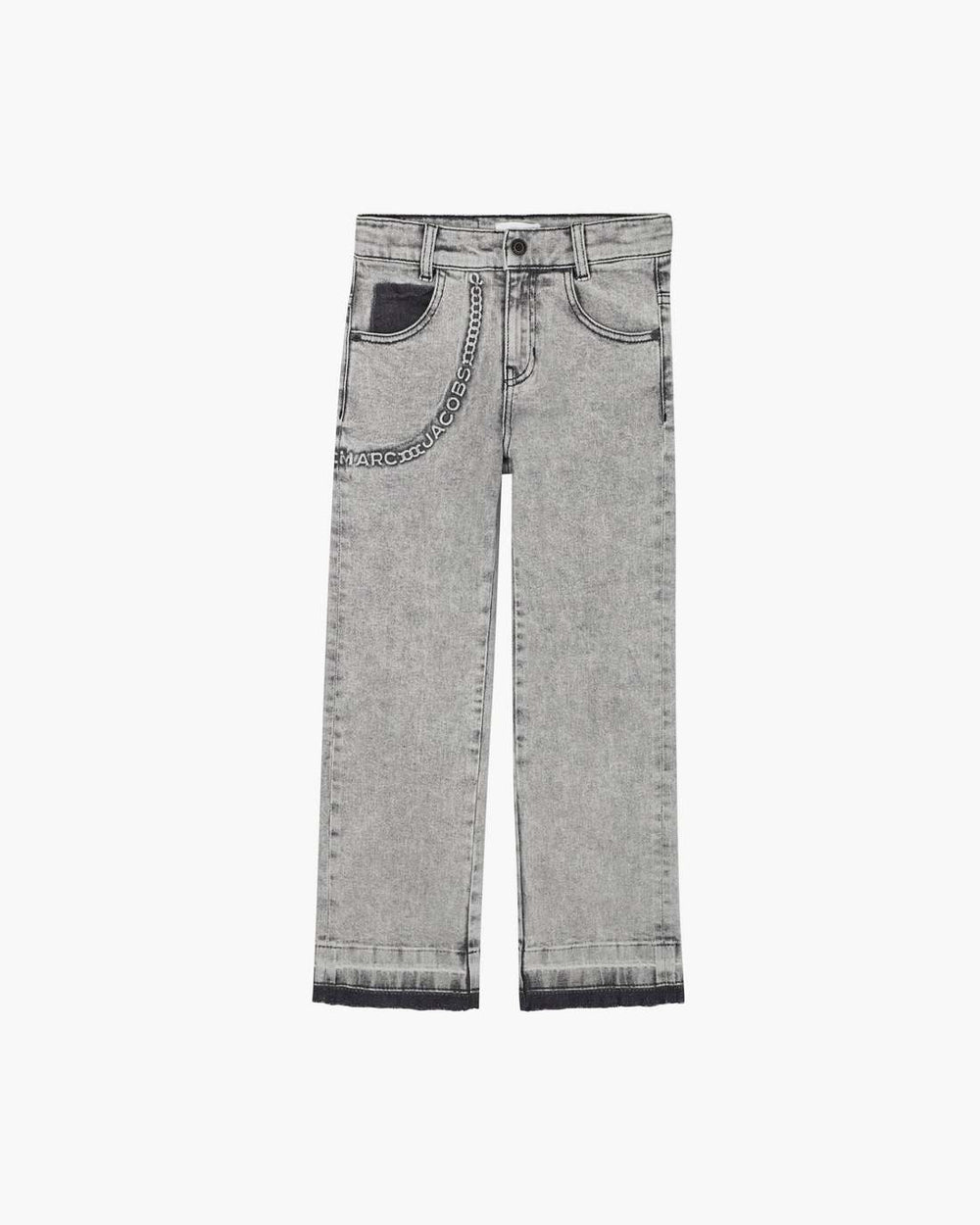 Marc Jacobs Discount - The Trompe Loeil Chain Jeans Black
