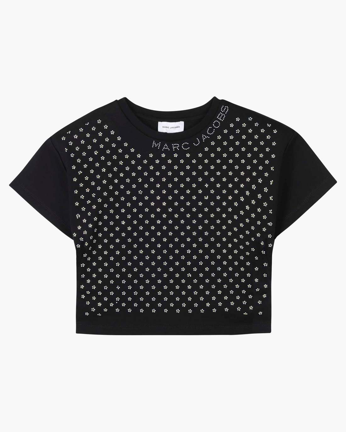 Marc Jacobs Online - The Crystal Daisy Cropped Shirt Black