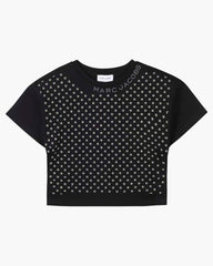 Marc Jacobs Online - The Crystal Daisy Cropped Shirt Black