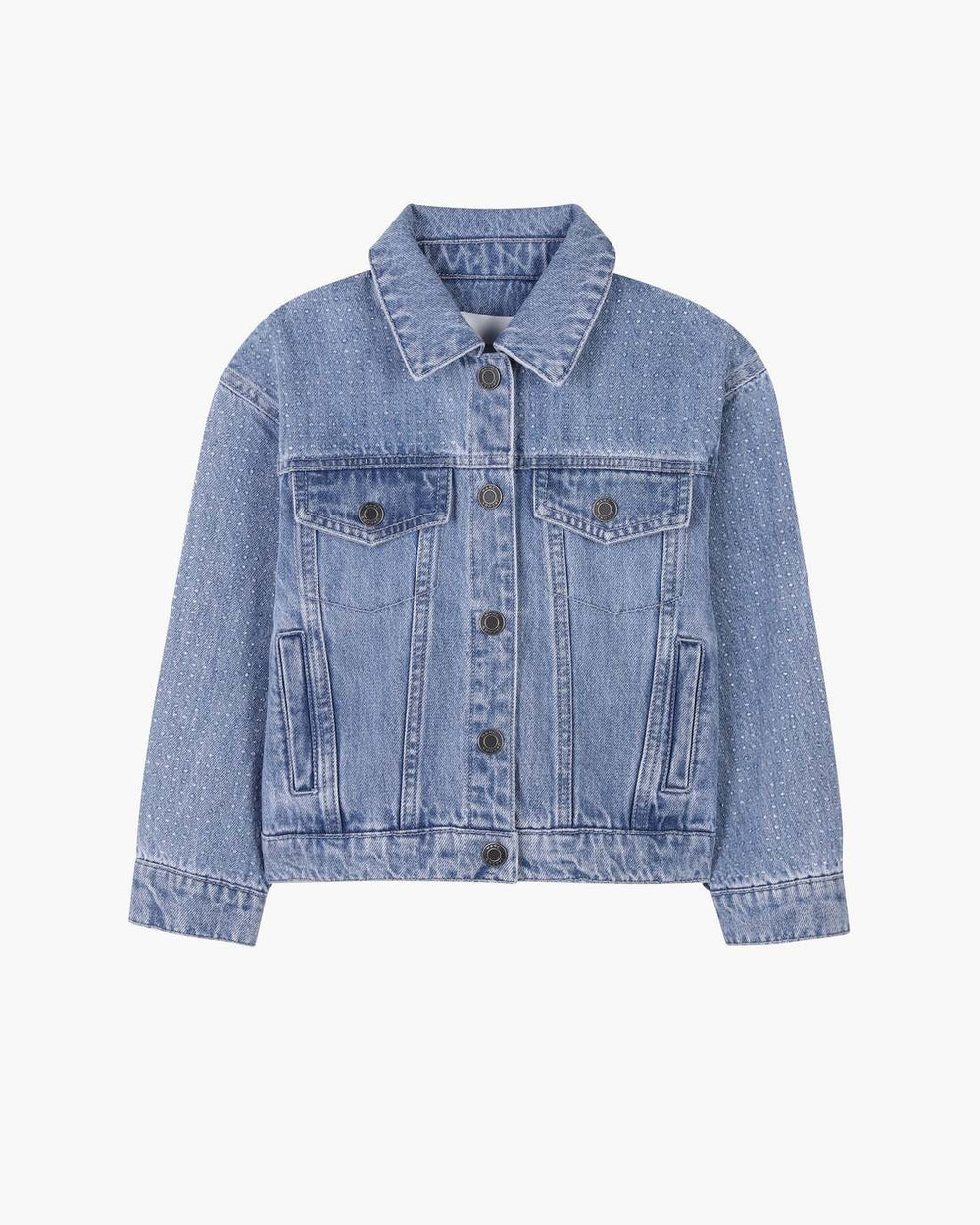 Marc Jacobs Discount - The Crystal Denim Jacket Blue